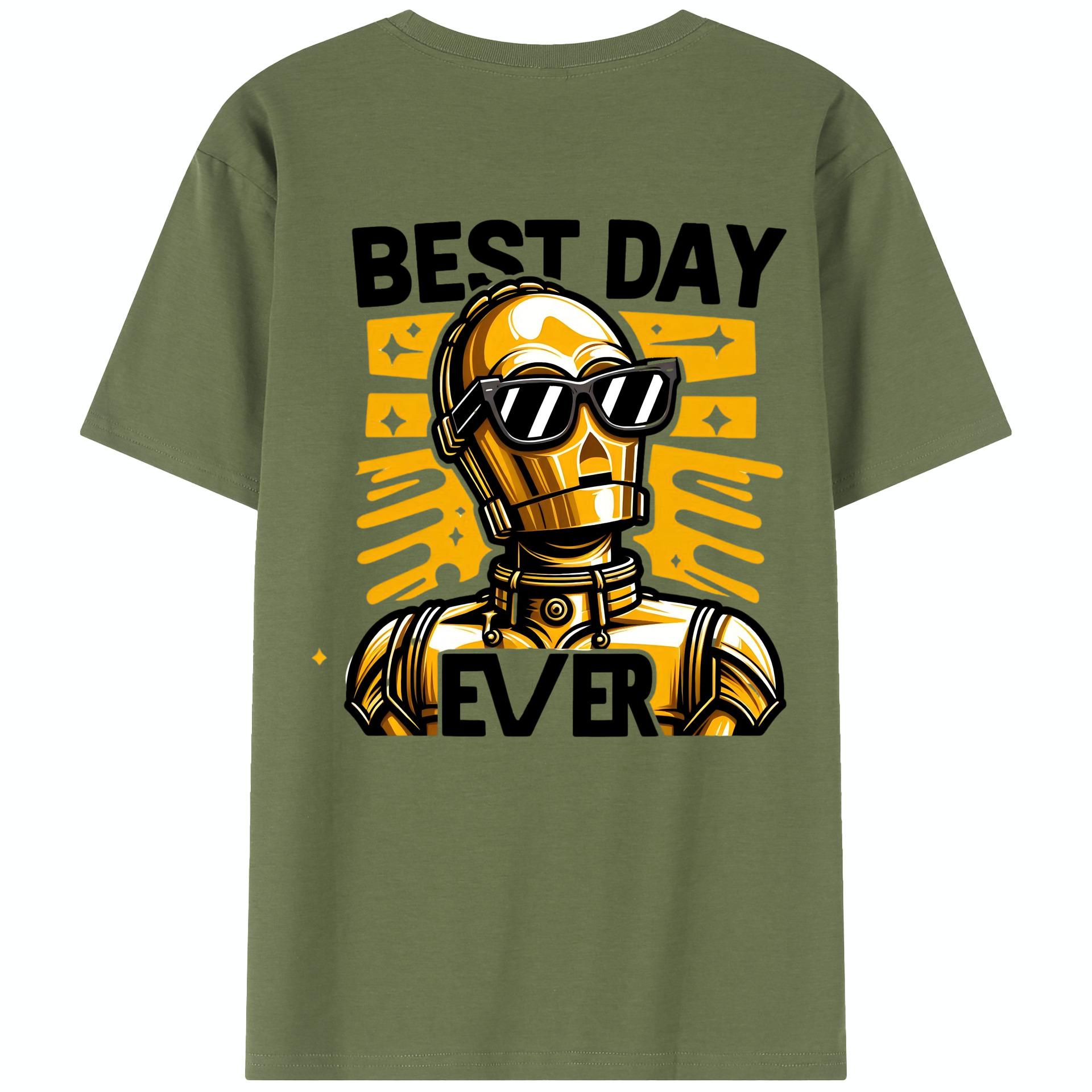 （画像用） スター・ウォーズ Star Wars 綿100％半袖Tシャツ（背面プリント）